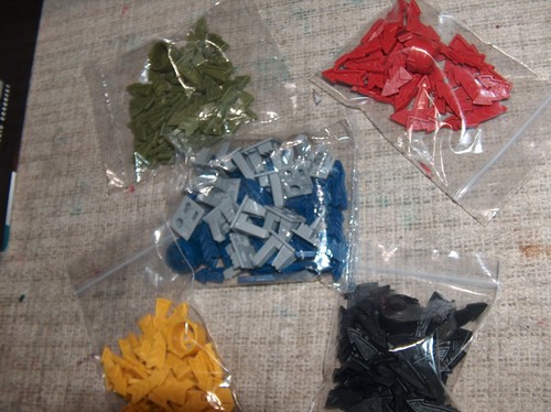 Full set risk pieces red - -,